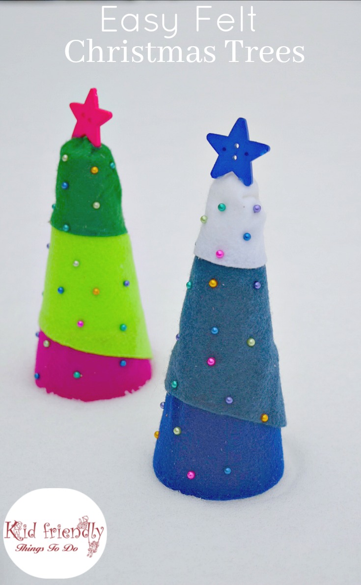 Styrofoam Christmas Tree Craft