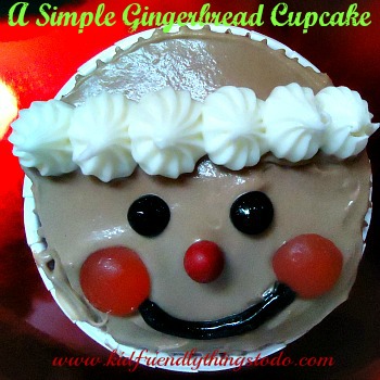 A Gingerbread Cupcake