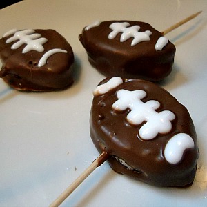 Chocolate Football Appetizerf For Dessert