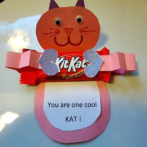 A Clever Valentine Card Using Kit-Kats