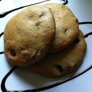 No Butter Chocolate Chip Muffin Cookies