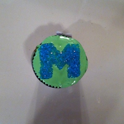 Easy Monsters University Party Cupcake Idea 