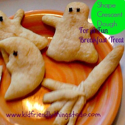 So Easy...So Cool! Shape Crescent Dough With Cookie Cutters For A Fun Breakfast Treat!