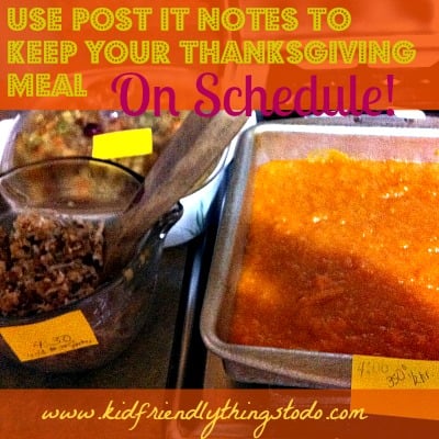 An Idea To Keep The Holiday Dinner On Schedule While You Multitask!