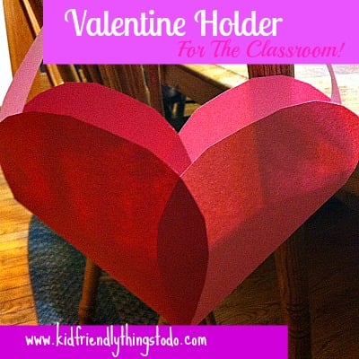 A Perfect Valentine Holder For the Classroom!