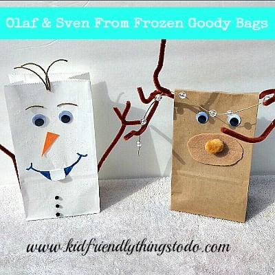 Olaf and Sven Lunch Bag