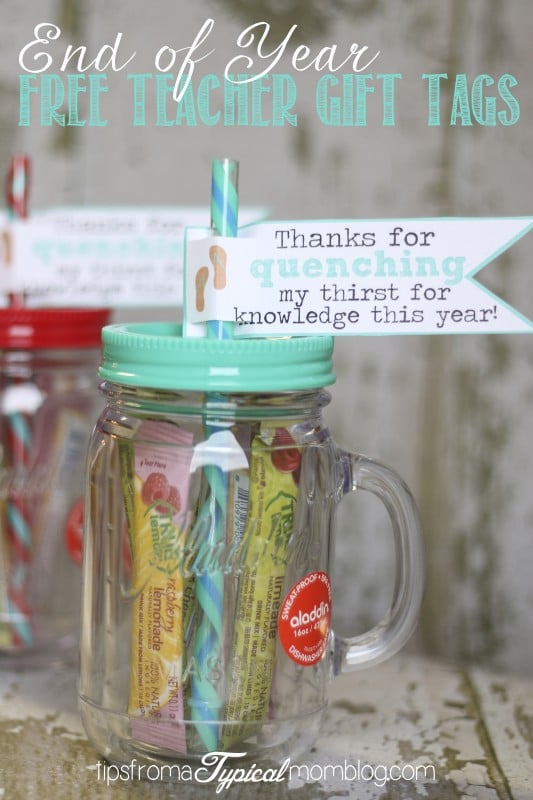 teacher gift idea drink idea