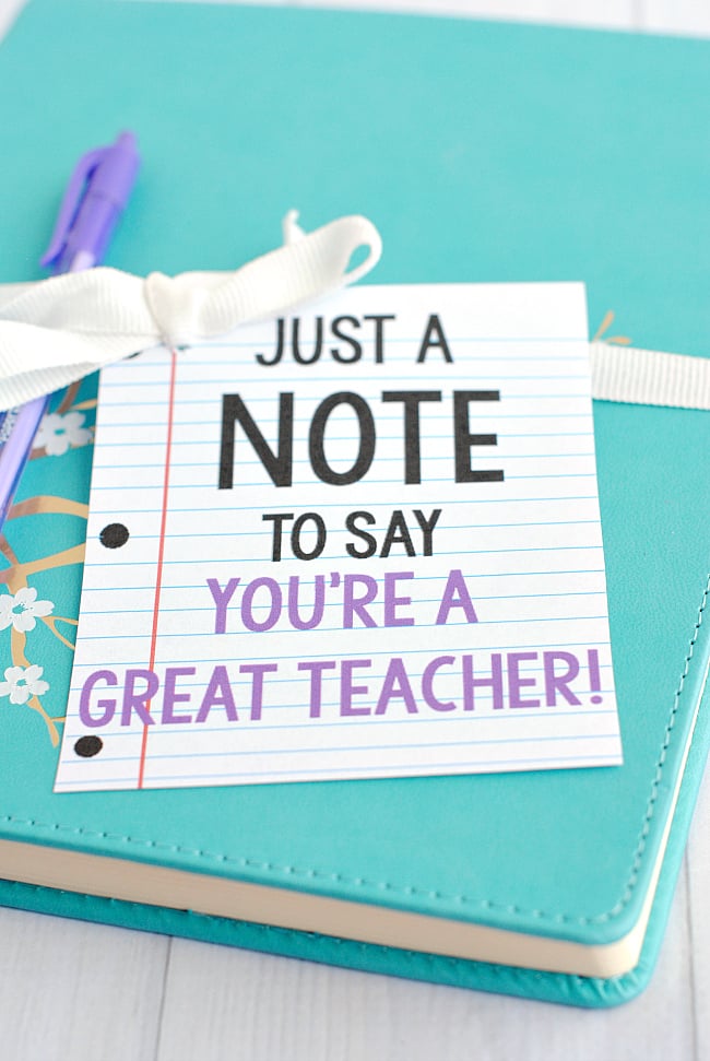 notebook teacher gift