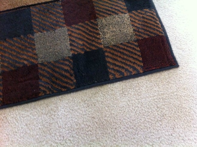 DIY - Fixing a rug that has curled up