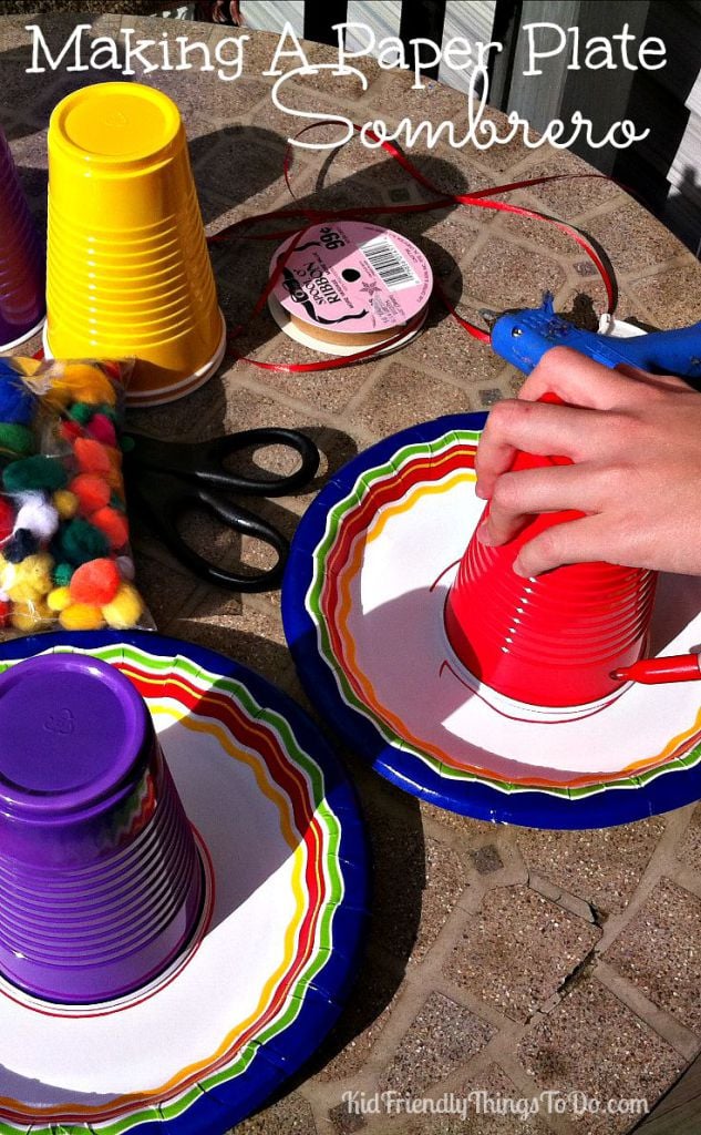 paper plate sombreros