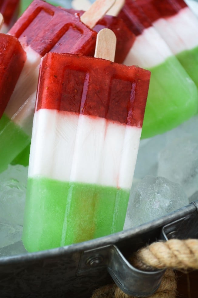 Mexican themed popsicles