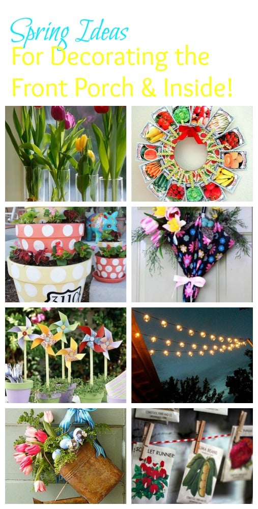 Spring Porch Decorations and Spring Ideas For the Home