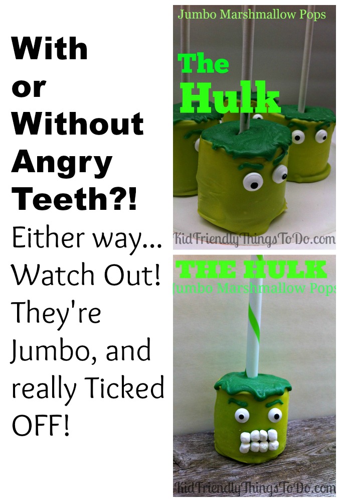 jumbo hulk pop it
