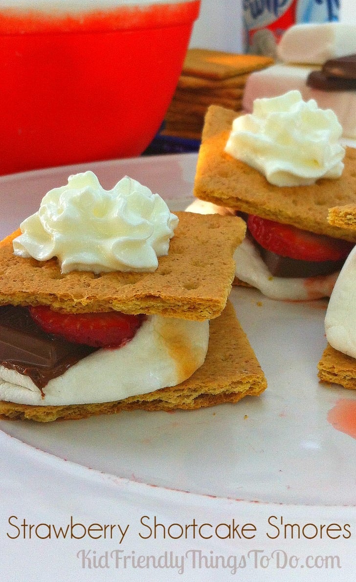 Strawberry Shortcake Smore's or Heaven as I like to call it! Wow!