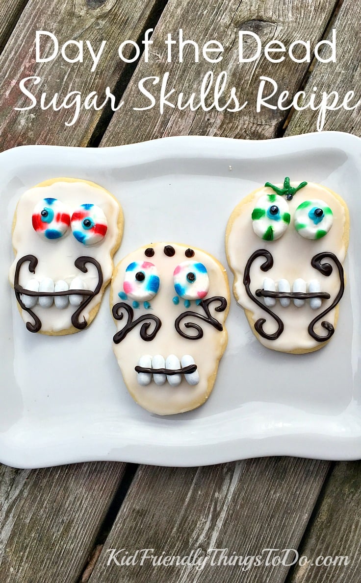 Day of the Dead Sugar Skulls Recipe and Decorating Ideas - KidFriendlyThingsToDo.com