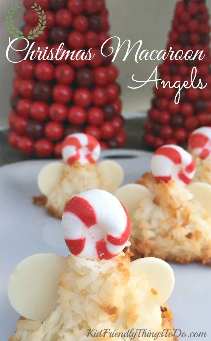 Christmas Coconut Macaroon Angels. So Darling! - KidFriendlyThingsToDo.com