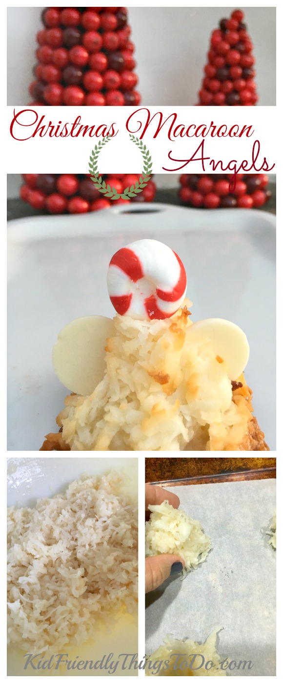 Christmas Coconut Macaroon Angels. So Darling! - KidFriendlyThingsToDo.com