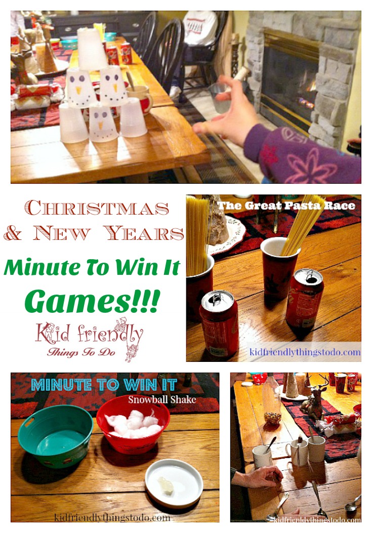 Awesome Kid Friendly Minute To Win It Party Games - www.kidfriendlythingstodo.com