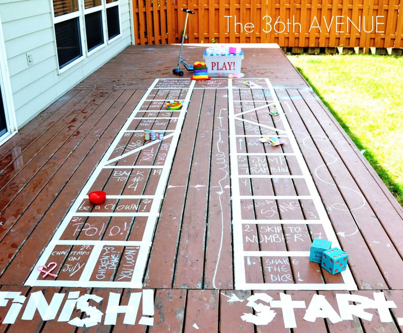 make your deck a game board