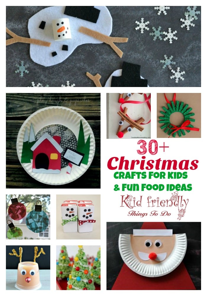 Over 30 Easy Christmas Fun Food Ideas &amp; Crafts Kids Can Make