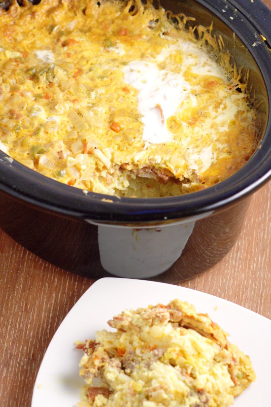 Crockpot Breakfast Casserole - The Gracious Wife