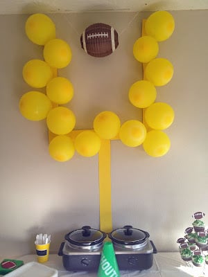 Over 23 Ideas for a fun Football Party With Kids - Decorations, Recipes, Games, & More! - fun and easy ideas. www.kidfriendlythingstodo.com