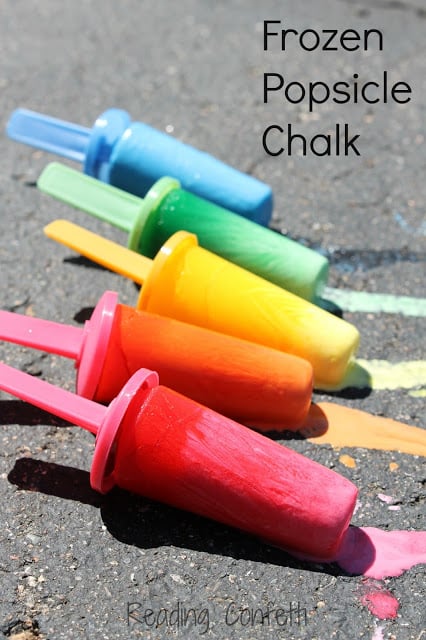 frozen popsicle chalk