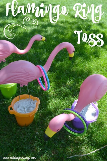 flamingo ring toss