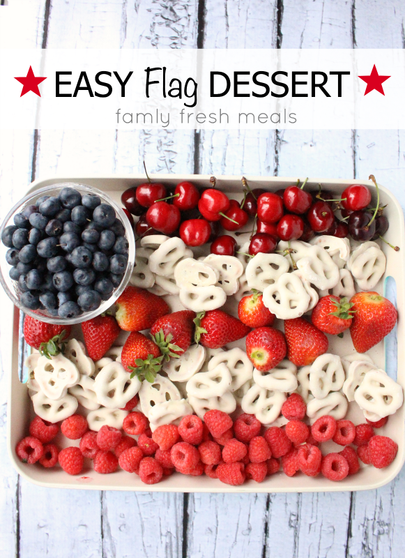 patriotic flag dessert