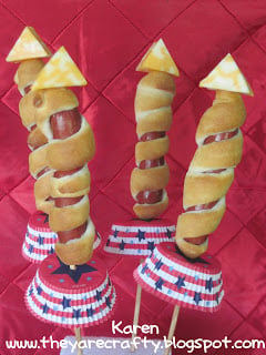 rocket hot dogs for summer potluck