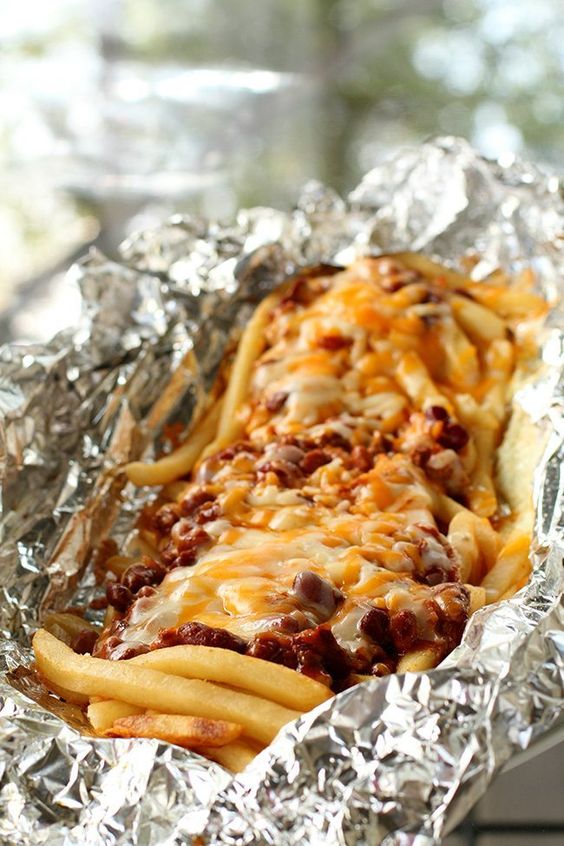 foil packet chili cheese fries