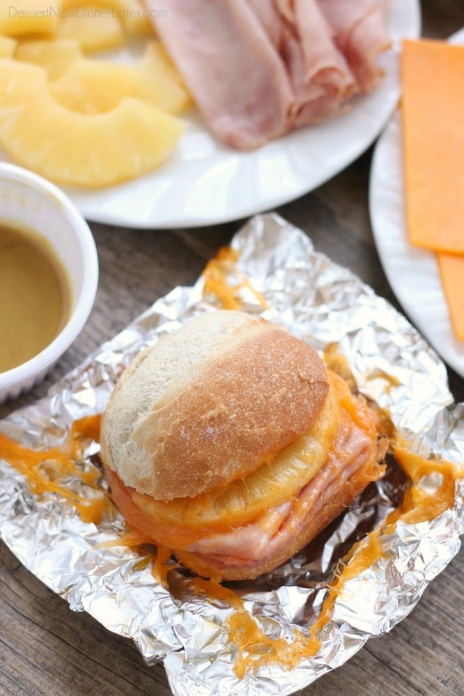 ham and cheese sliders