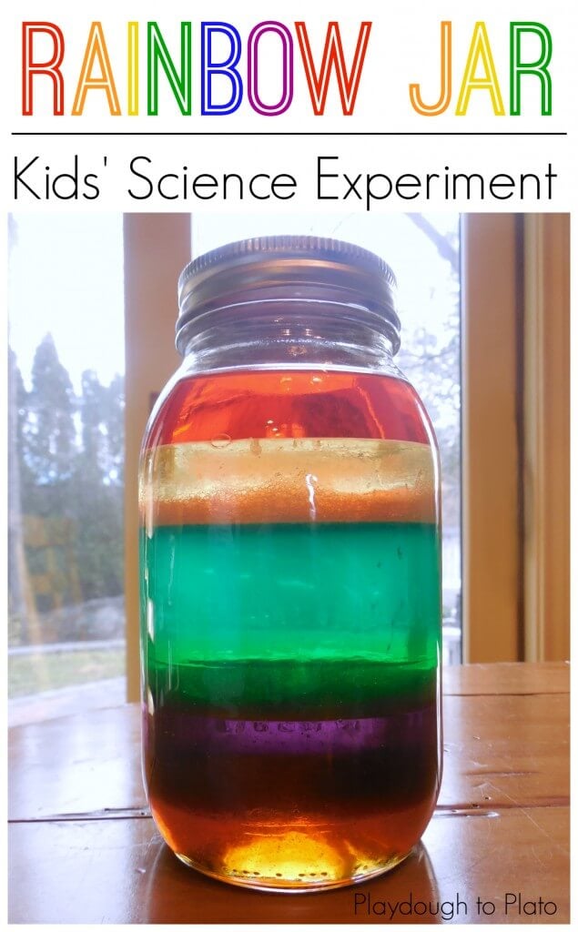 rainbow in a jar