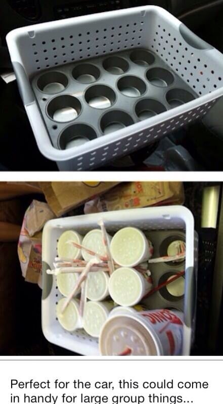 muffin tin cup holder