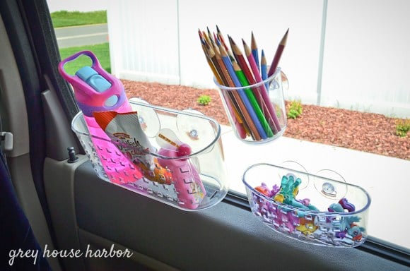 suction cup organizer for the car