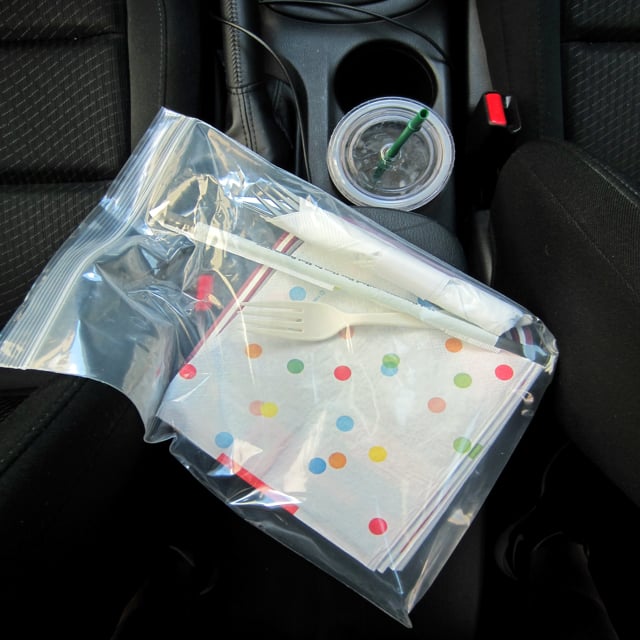 snack organizer for road trips