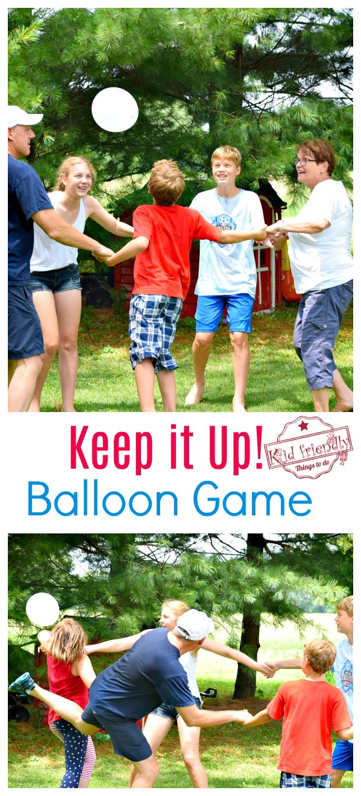Just Keep it Up - A Fun Balloon Game for Kids, Teens and Adults to Play - perfect for indoor or outdoor. Great party game - www.kidfriendlythingstodo.com