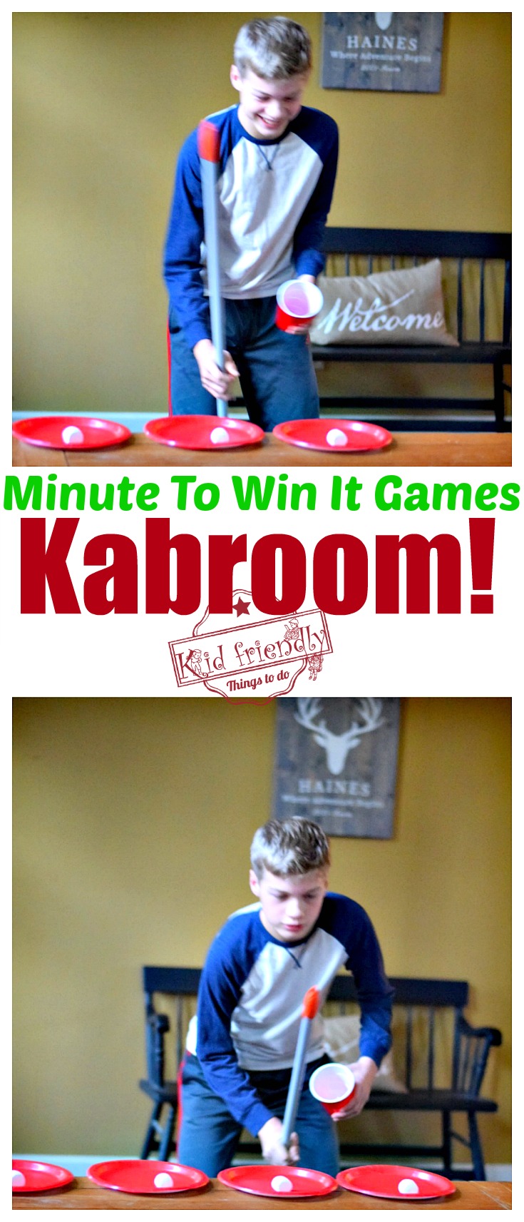 Awesome Minute To Win It Games that are Great for Kids, Teens and Adults - For Your Family Parties! - Perfect for Holiday parties, like Christmas, Thanksgiving, Halloween and even Summer Parties - www.kidfriendlythingstodo.com