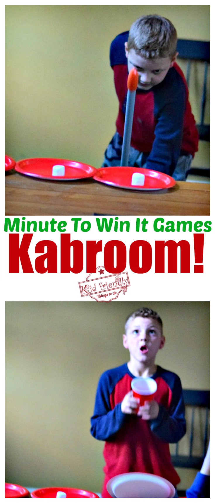 Awesome Minute To Win It Games that are Great for Kids, Teens and Adults - For Your Family Parties! - Perfect for Holiday parties, like Christmas, Thanksgiving, Halloween and even Summer Parties - www.kidfriendlythingstodo.com