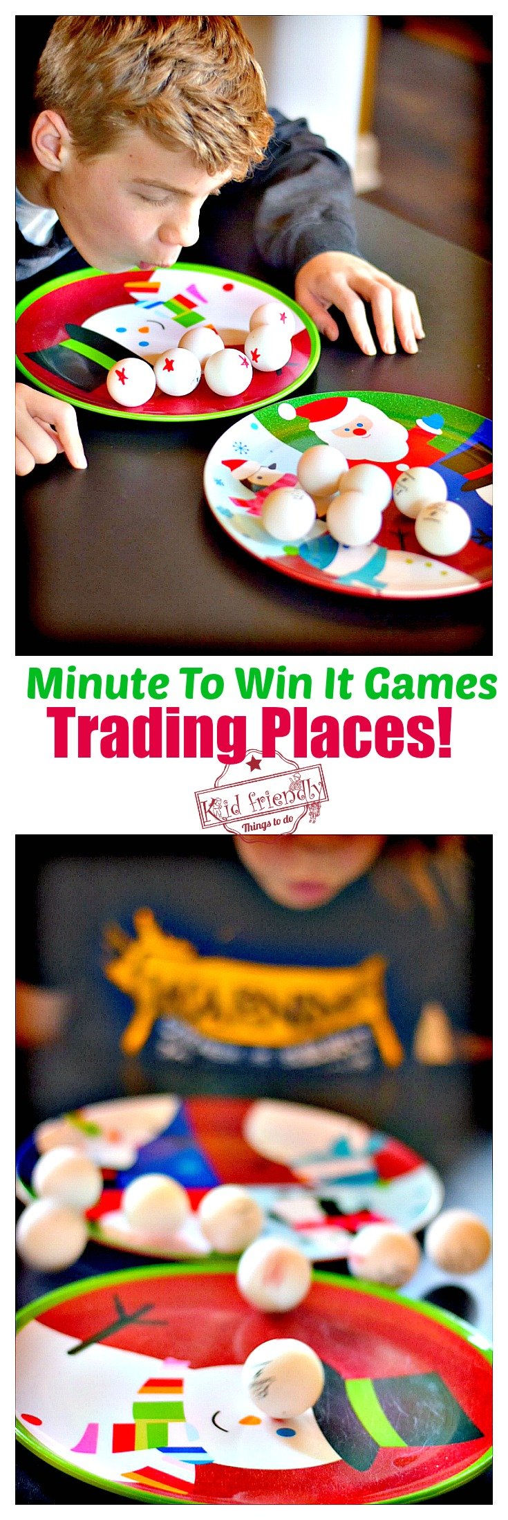 Awesome Minute To Win It Games that are Great for Kids, Teens and Adults - For Your Family Parties! - Perfect for Holiday parties, like Christmas, Thanksgiving, Halloween and even Summer Parties - www.kidfriendlythingstodo.com