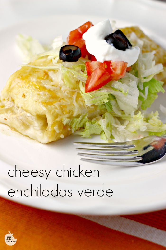 cheesy chicken enchilada