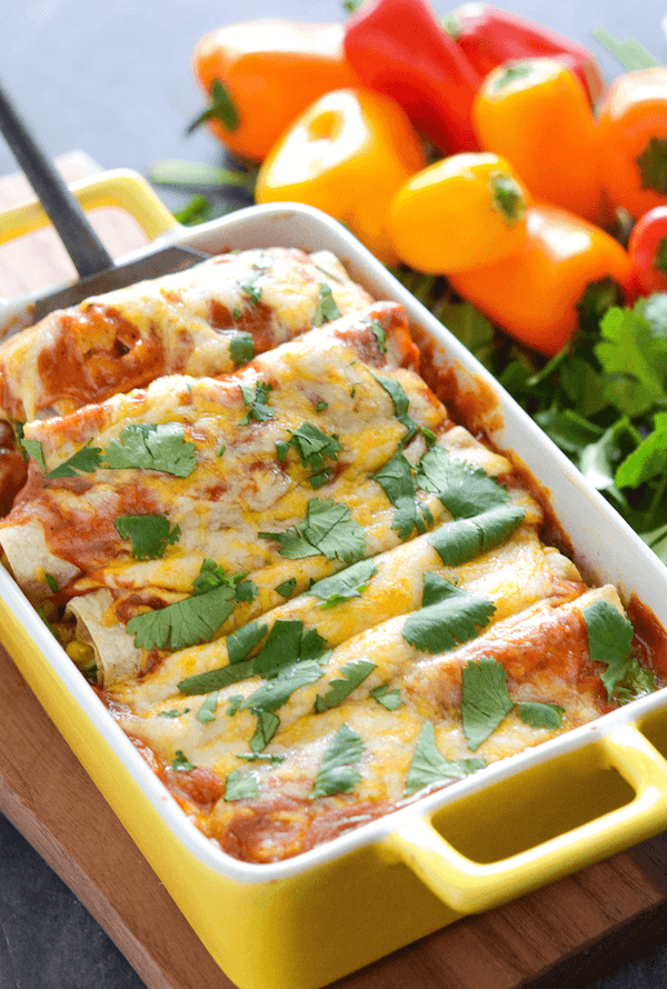 vegetarian enchiladas