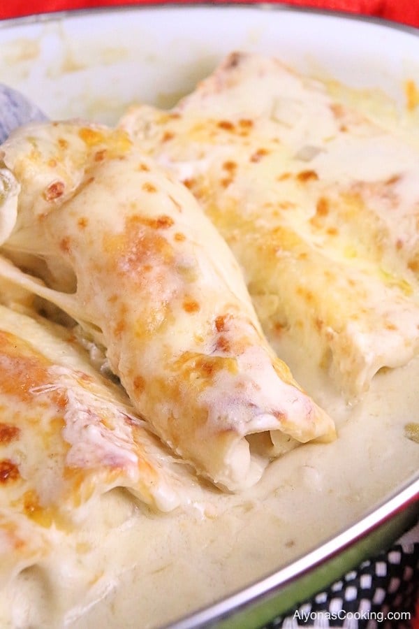 enchilada recipe white chicken