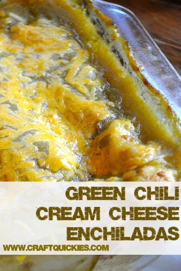enchilada recipe green chili and cream cheese