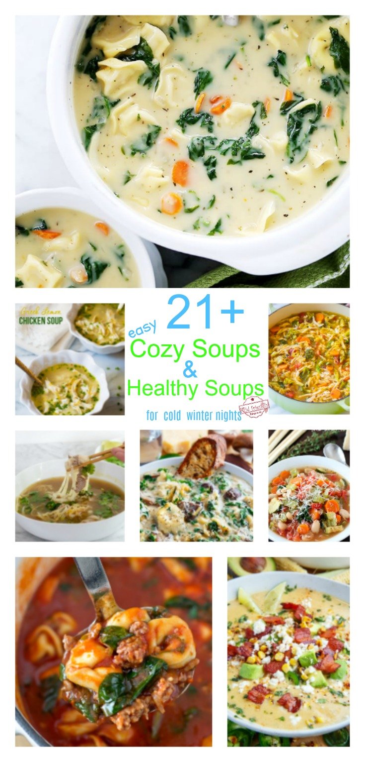 Over 21 Cozy and Easy Soup Recipes For Winter Nights - Delicious Health Detox Soups and Cozy Comfort Soups Perfect for those cold winter nights - www.kidfriendlythingstodo.com