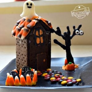 Graham Cracker Haunted Houses for Halloween Craft