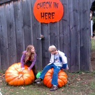 haunted hayride check in flamig farm