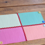 quilted paper placemat