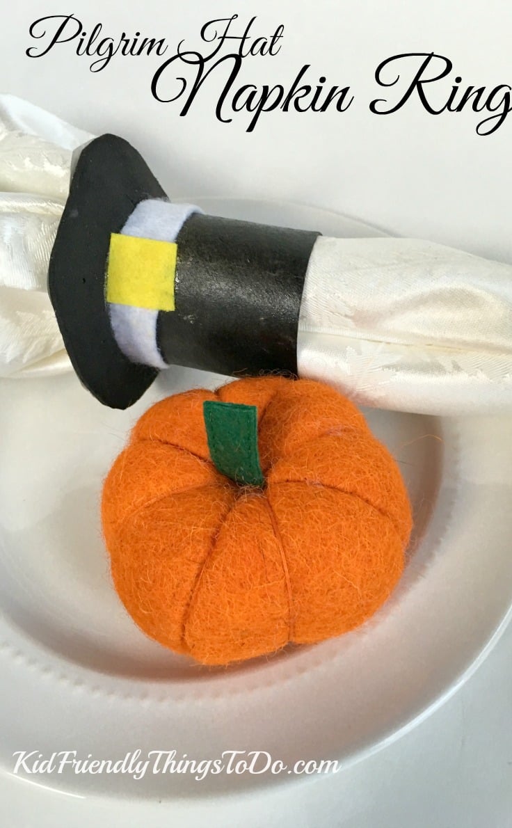 You are currently viewing Toilet Paper Tube Pilgrim Hat Napkin Ring Craft