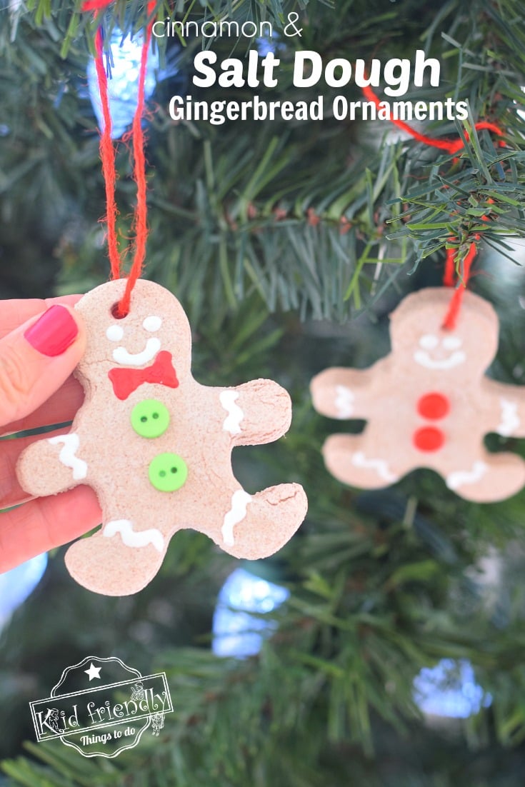 cinnamon salt dough ornament